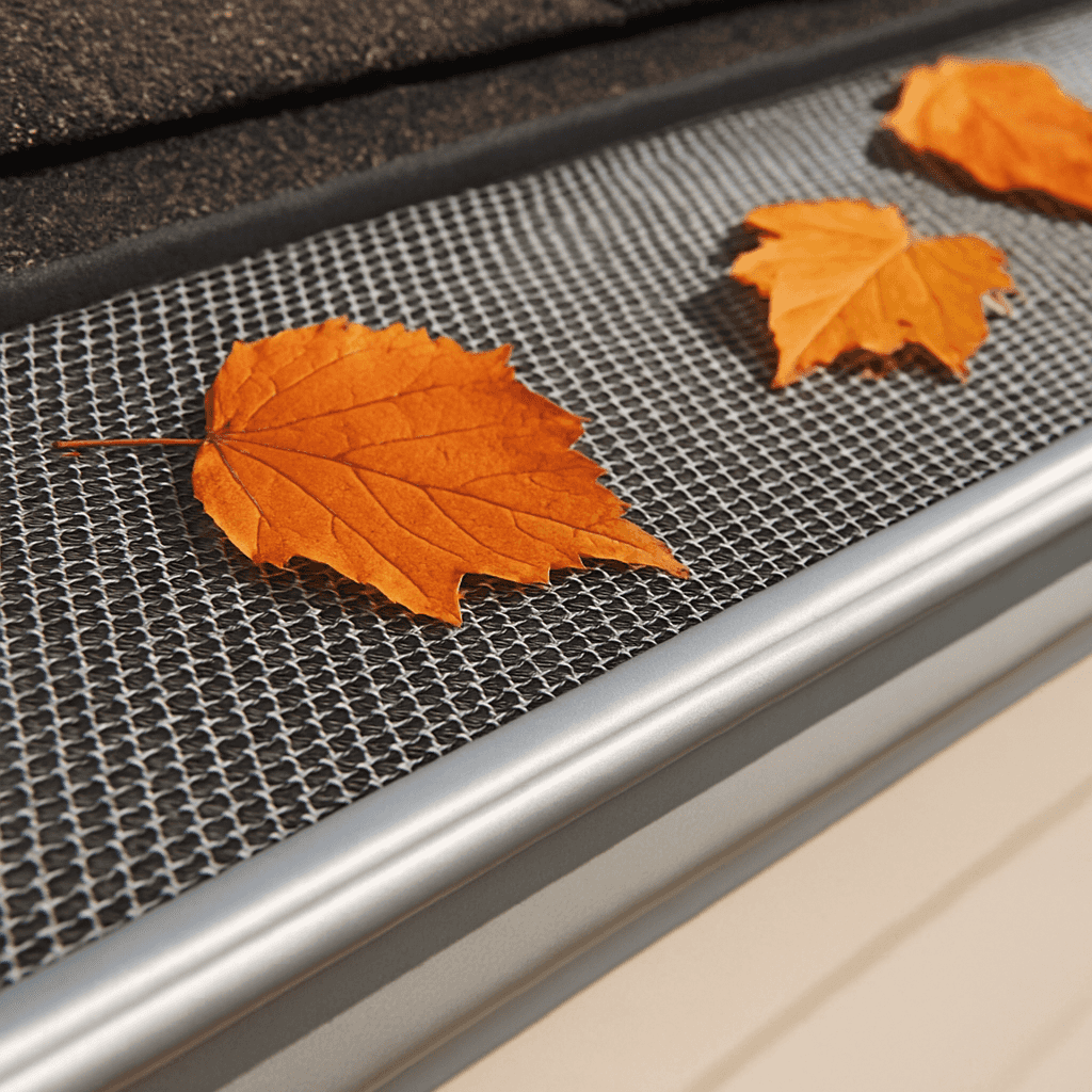 Guards gutter work